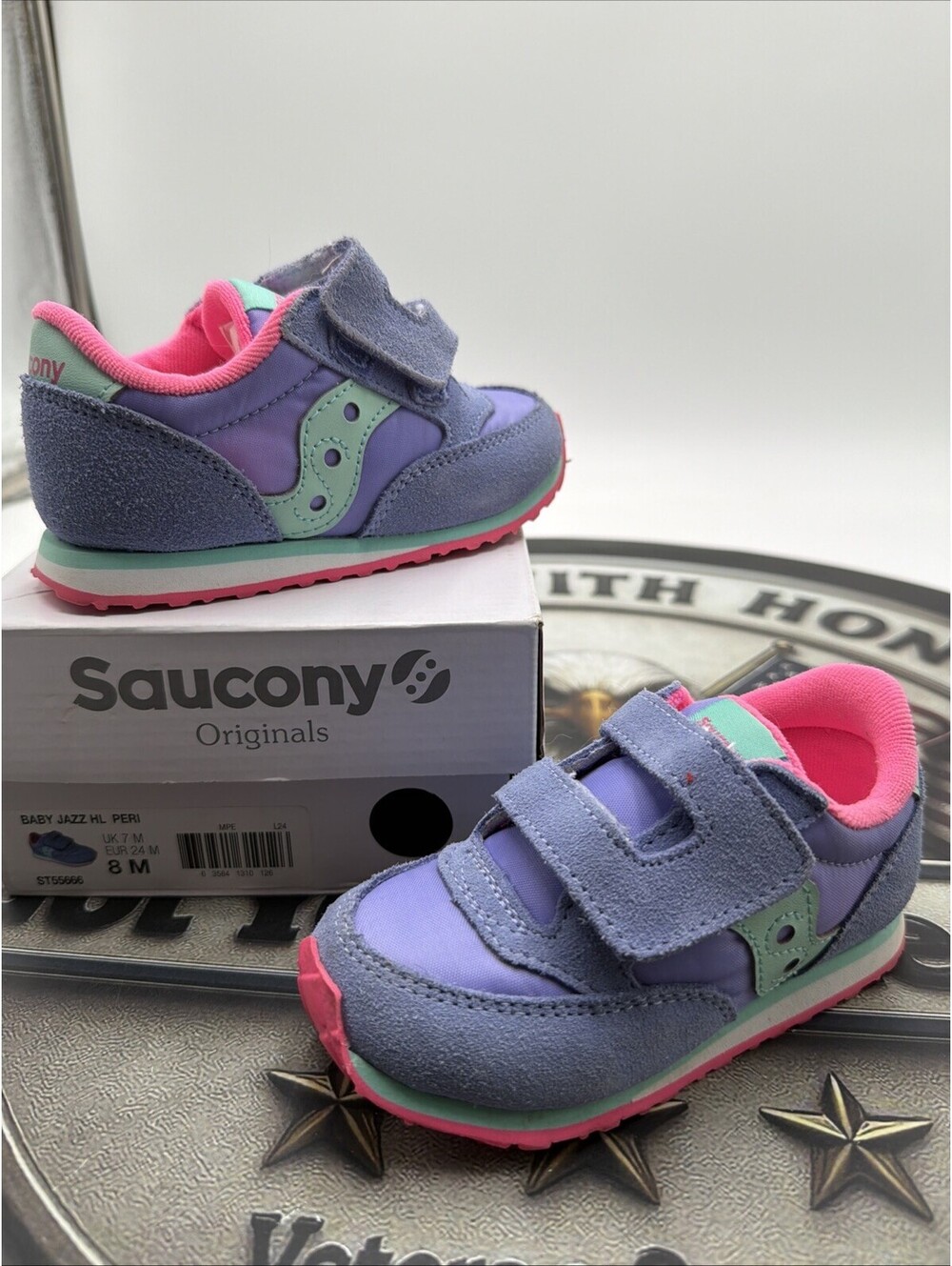Saucony Toddler Girl Sneakers Periwinkle Purple Baby Jazz HL